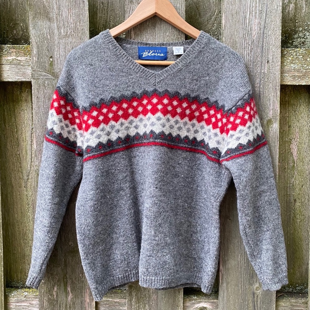 Vintage Express wool sweater